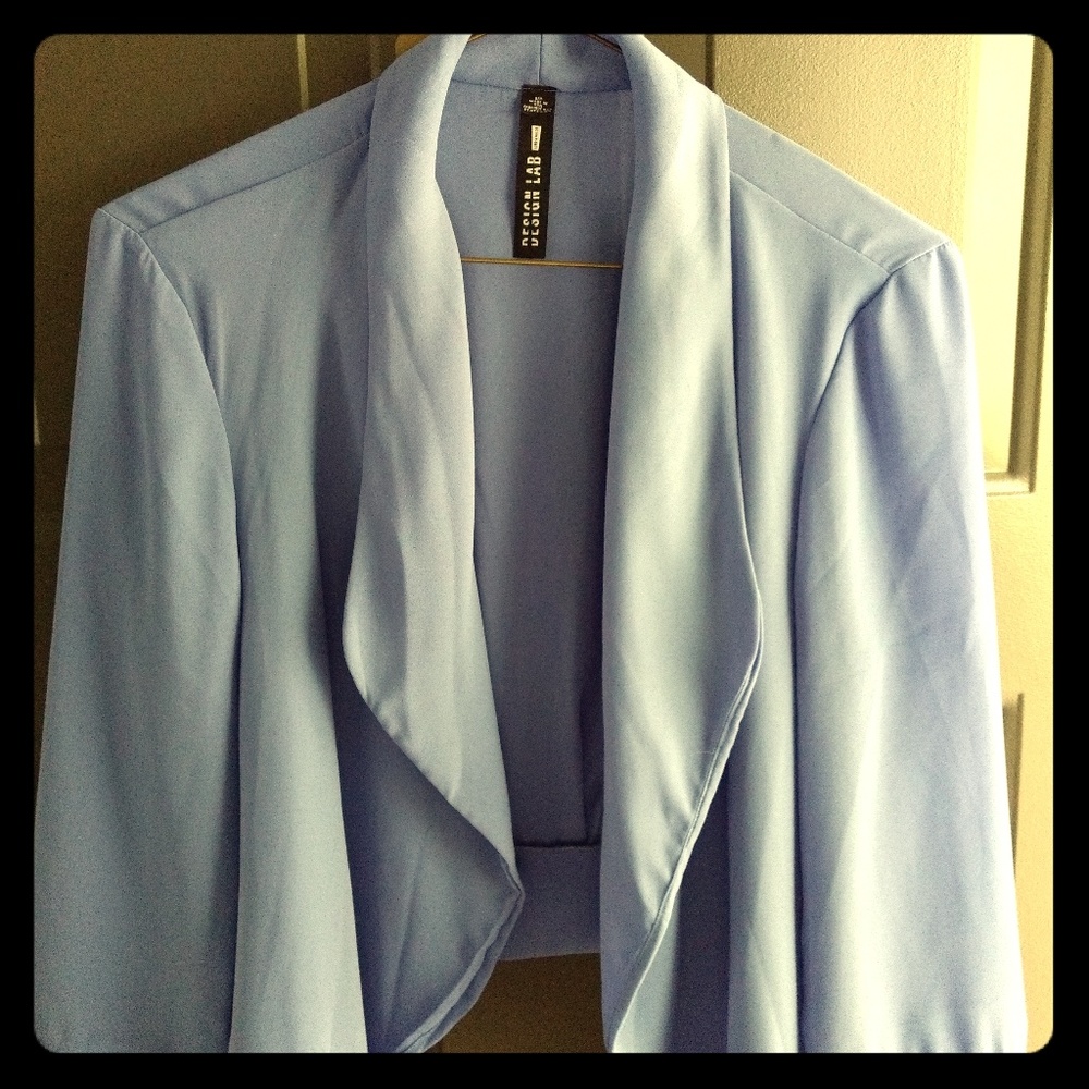 Powder blue blazer